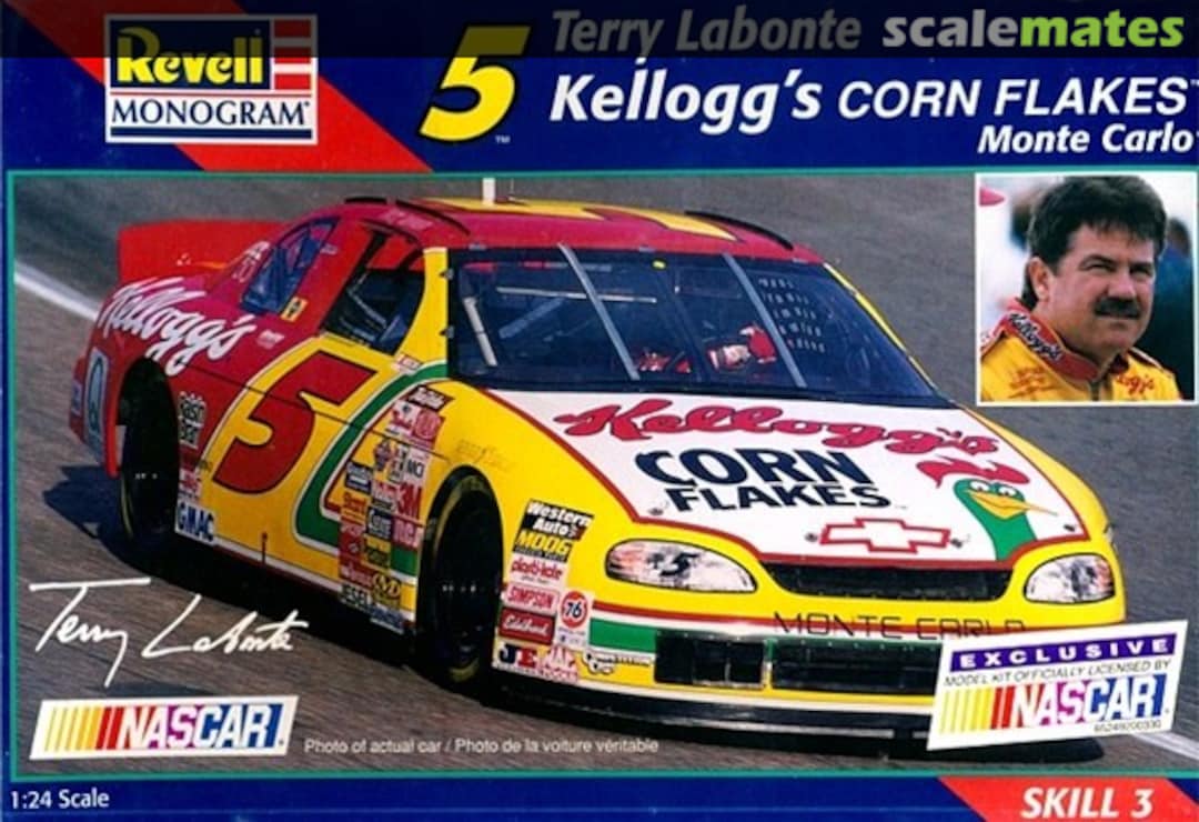 Boxart #5 Kellogg's Corn Flakes Chevrolet Monte Carlo 85-2479 Revell Monogram Boxart #5 Kellogg's Corn Flakes Chevrolet Monte Carlo 85-2479 Revell Monogram