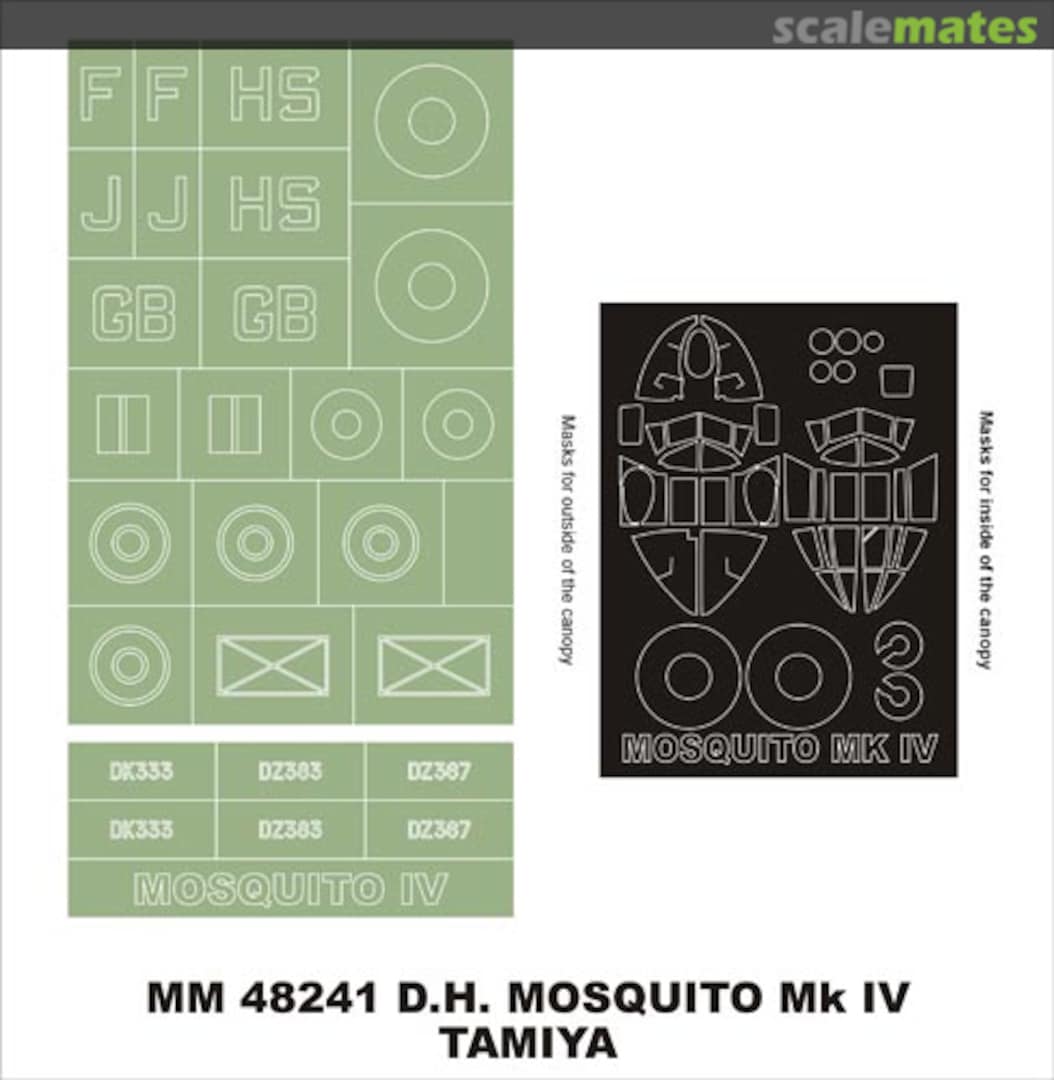 Boxart DH 98 Mosquito MkIV MM48241 Montex Boxart DH 98 Mosquito MkIV MM48241 Montex