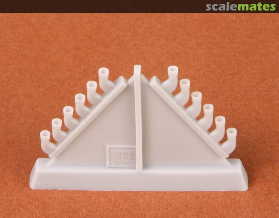 Boxart Spitfire PR XIX exhaust (round) 48039 SBS Model Boxart Spitfire PR XIX exhaust (round) 48039 SBS Model