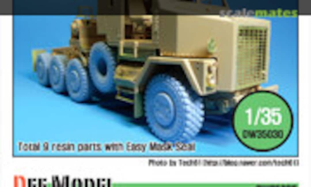 1:35 M1070 Truck Tractor Sagged wheel set (Def.Model DW35030) DW35030