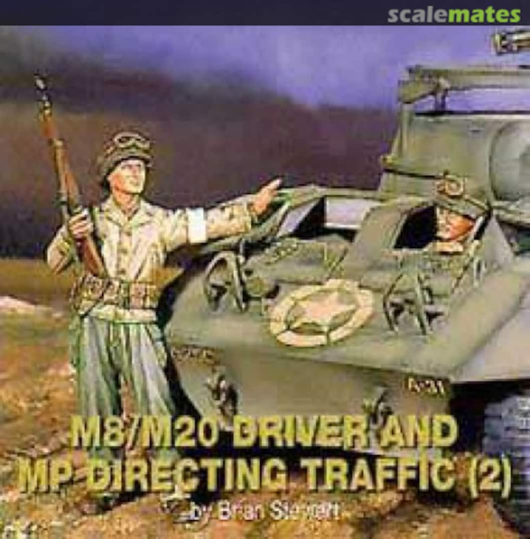 Boxart M8/M20 Driver and MP Directing Trafic (2 Figuren) 63098 Jaguar Boxart M8/M20 Driver and MP Directing Trafic (2 Figuren) 63098 Jaguar