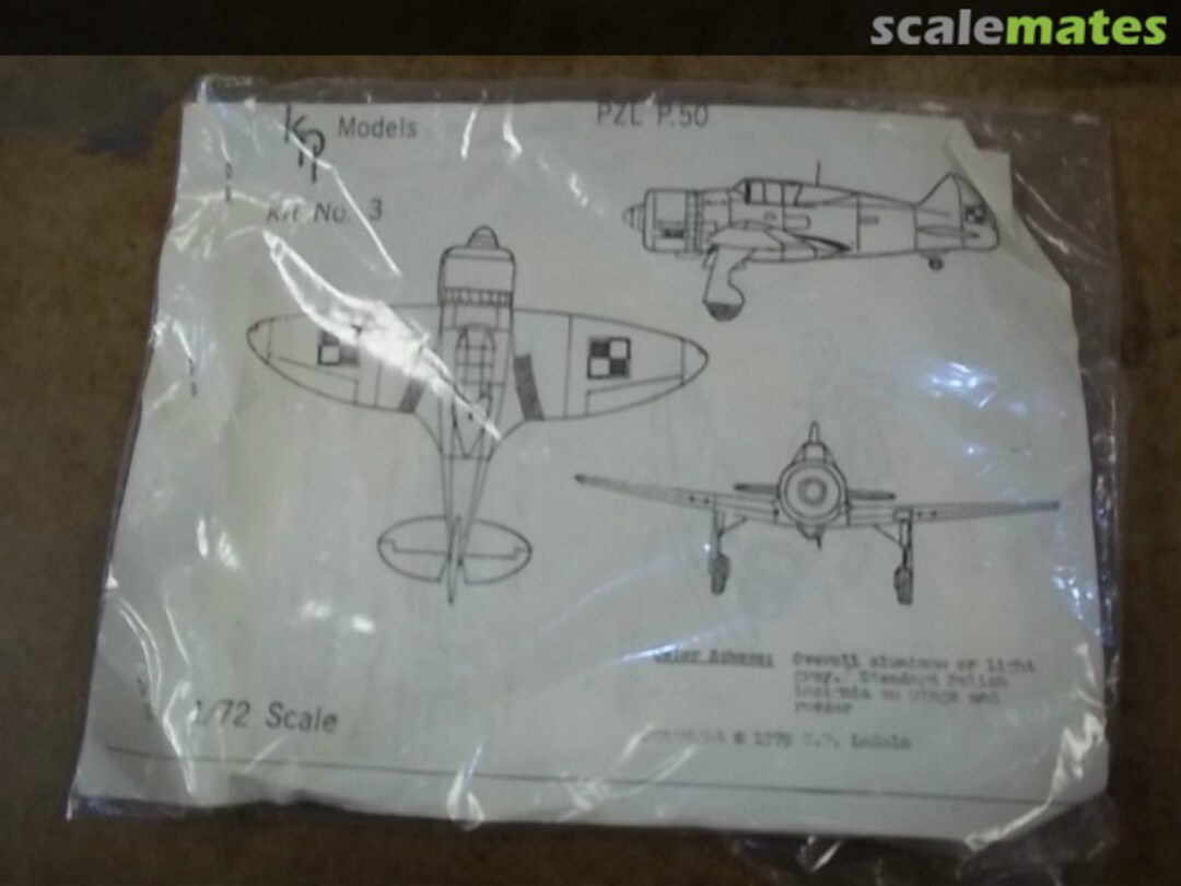 Boxart PZL P.50 3 KPL Models Boxart PZL P.50 3 KPL Models