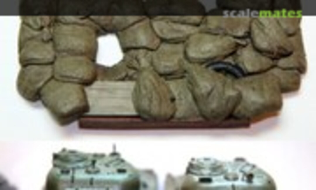 1:35 Sandbag Fronts for M4A3 Sherman Set 2 (2pcs) - Tamiya - (Value Gear SB002) SB002