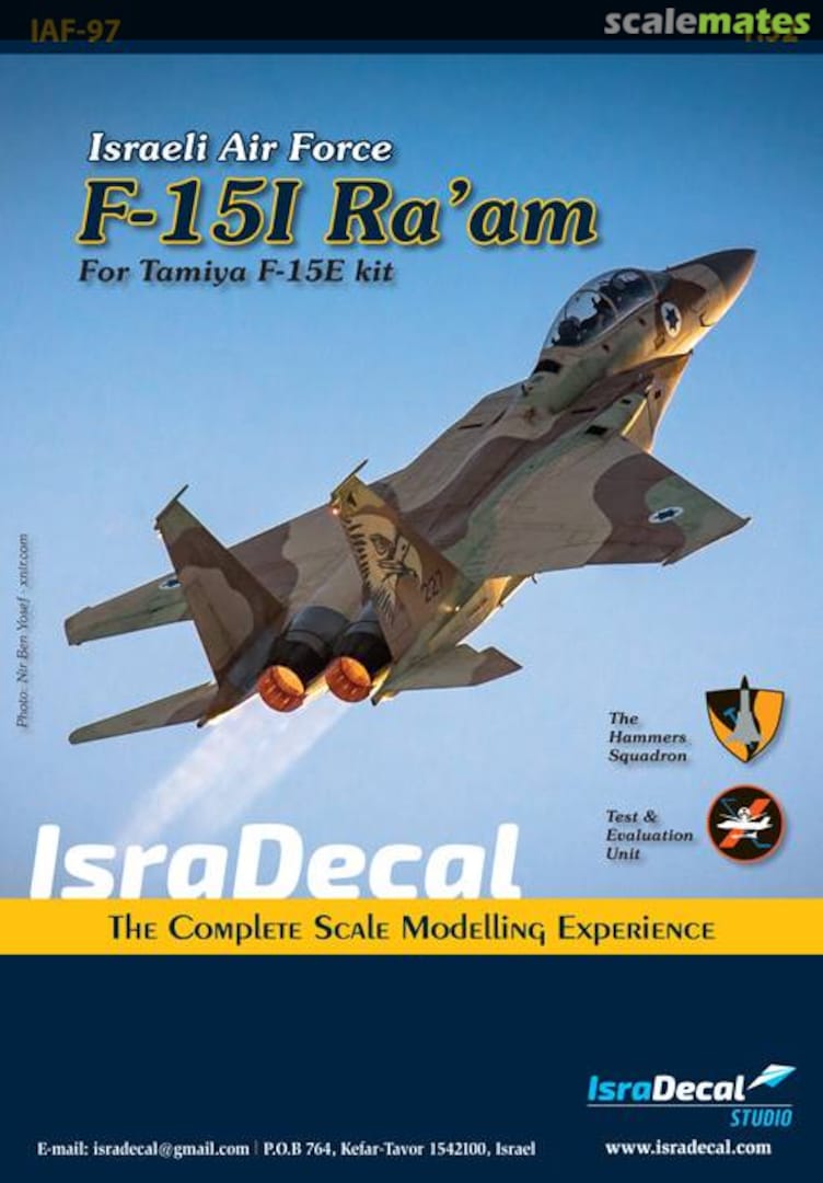 Boxart F-15I Ra'am IAF-97 IsraDecal Studio Boxart F-15I Ra'am IAF-97 IsraDecal Studio