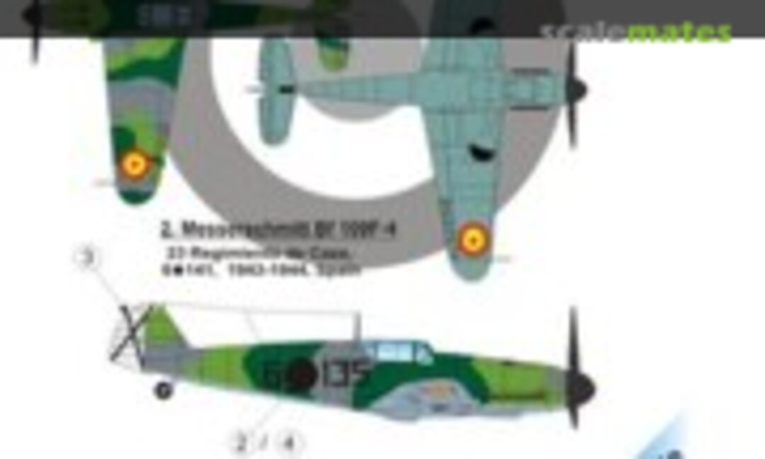 1:48 Messerschmitt BF-109F-4 over Spain (LF Models C4836) C4836