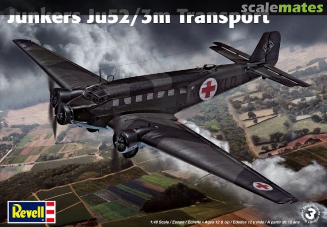 Boxart Junkers Ju 52/3m Transport 85-5624 Revell Boxart Junkers Ju 52/3m Transport 85-5624 Revell