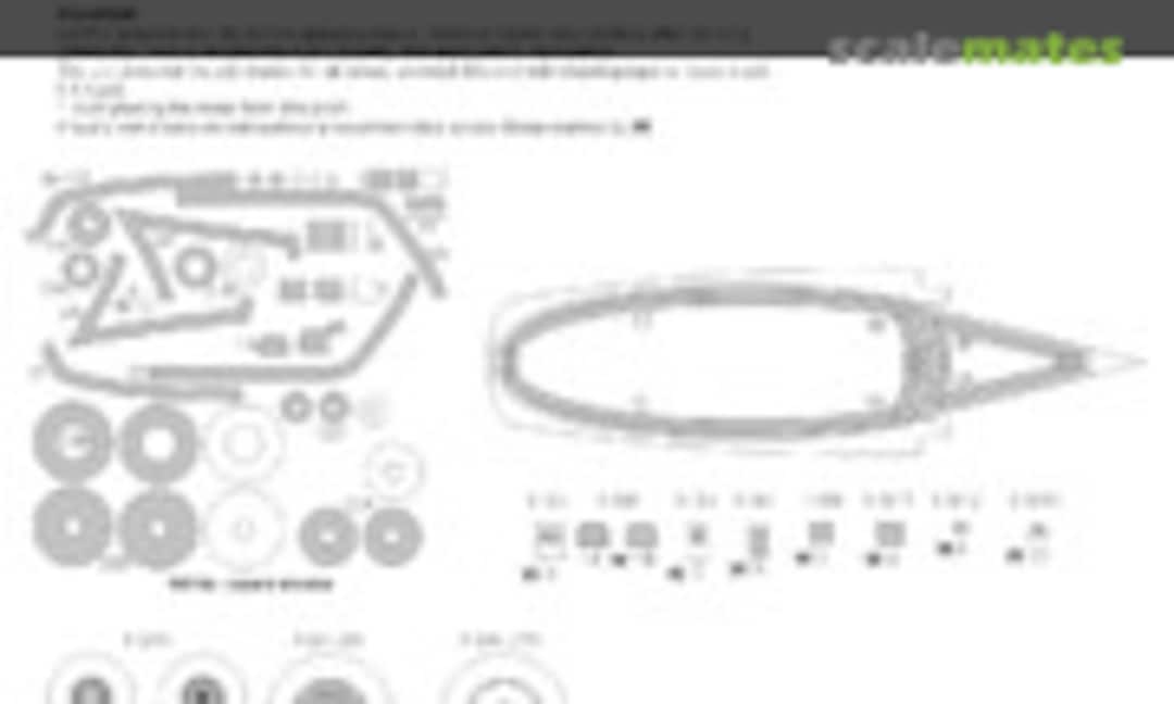 1:32 F-16C Fighting Falcon BASIC kabuki masks (New Ware NWAM0290) NWAM0290