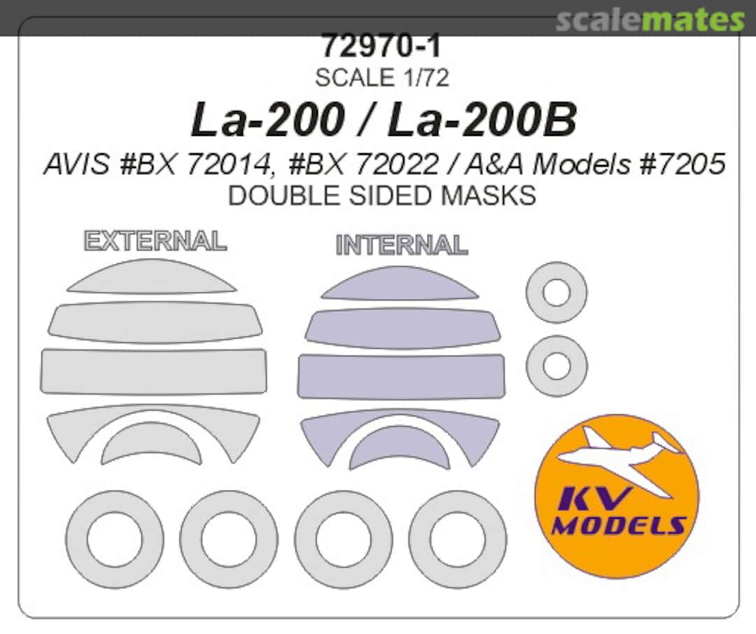 Boxart Lavochkin La-200 72970-1 KV Models Boxart Lavochkin La-200 72970-1 KV Models