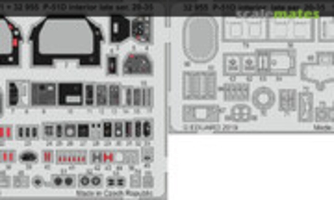 1:32 P-51D interior late ser. 20-35 (Eduard 32955)