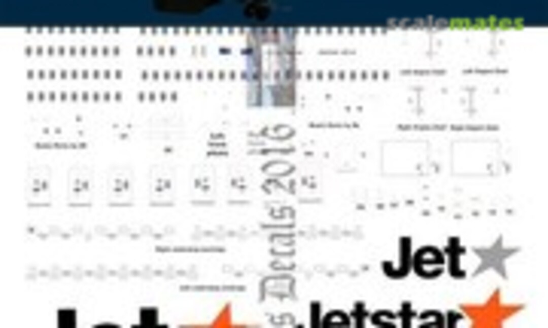1:144 Jetstar B787-800s schemes (Oldmodels Decals OMD1036) OMD1036