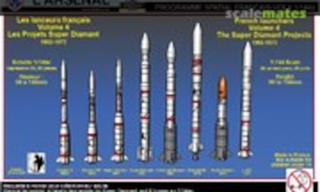 1:144 French launchers Volume 4: Diamant Follow-on projects (L'Arsenal 144 05) 144 05