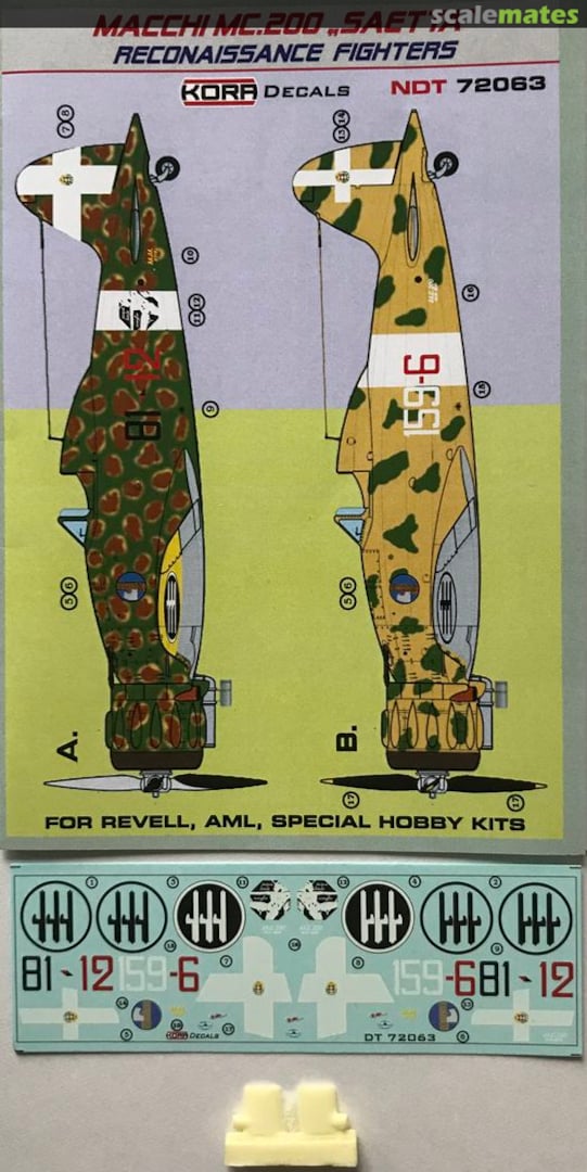 Boxart Macchi MC.200 "Saetta" NDT72063 Kora Models Boxart Macchi MC.200 "Saetta" NDT72063 Kora Models