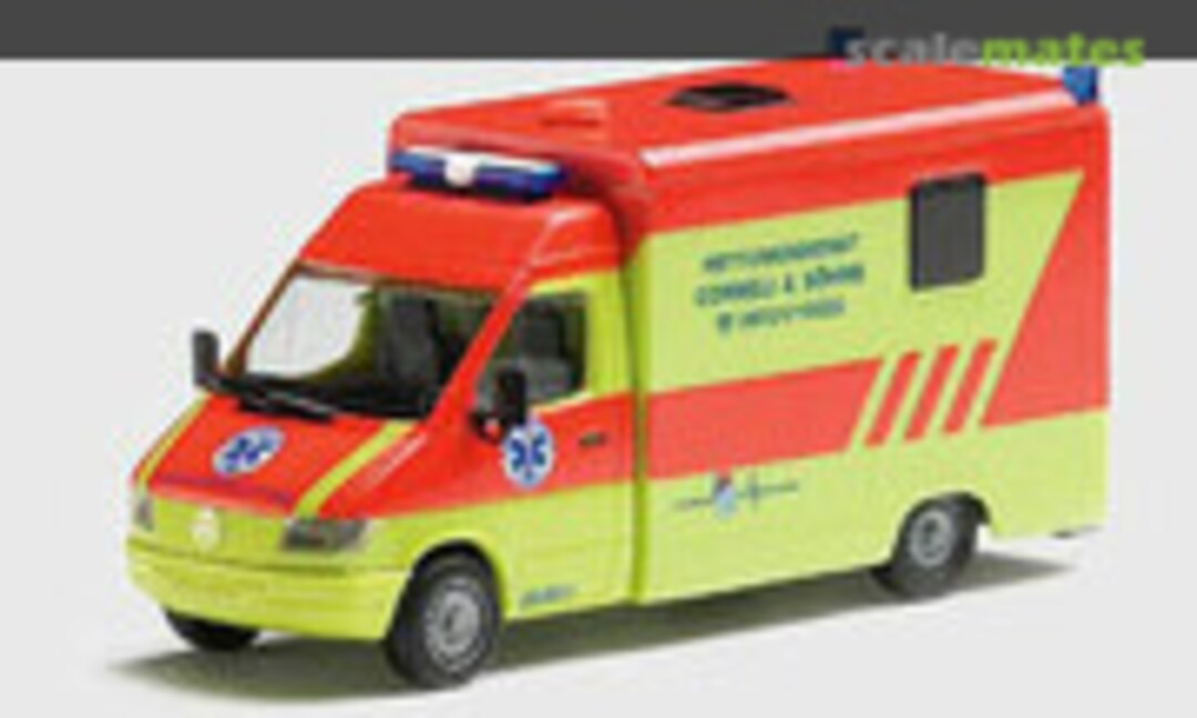 1:87 Mercedes Benz Sprinter Strobel Corneli RTW (Herpa 045339)