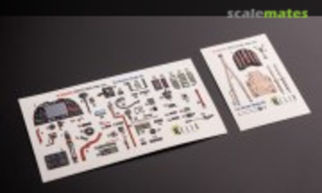 1:35 Spitfire Mk.Vb interior 3D decals (Kelik K35035) K35035