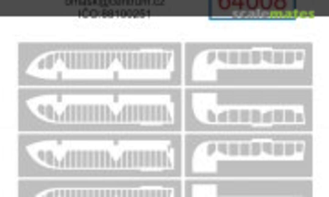 1:48 Focke-Wulf Fw-190 A5-A8 / F Masks for Control Surfaces (for Eduard kits) (Omask 64008) 64008