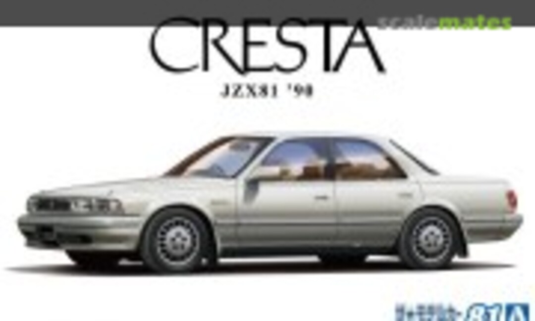 1:24 Toyota JZX81 Cresta 2.5 Super Lucent G '90 (Aoshima 201312) 201312