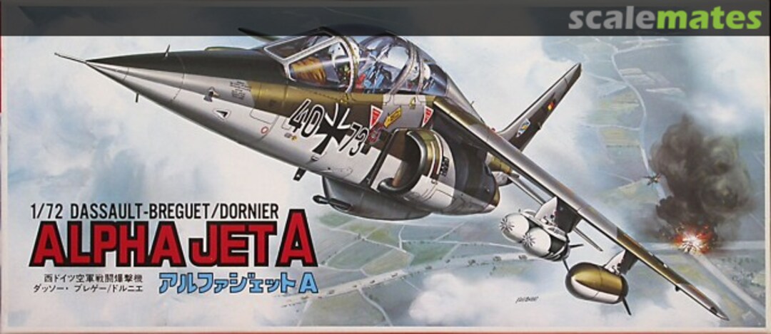 Boxart Dassault-Breguet/Dornier Alpha Jet A 7A-B1 Fujimi