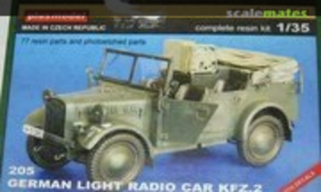 Kfz.2 Stoewer Radio Car (PlusModel 205)