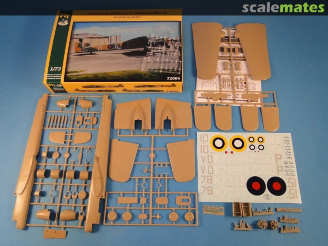 Contents Armstrong Whitworth Whitley Mk. I-II 72004 Fly Contents Armstrong Whitworth Whitley Mk. I-II 72004 Fly