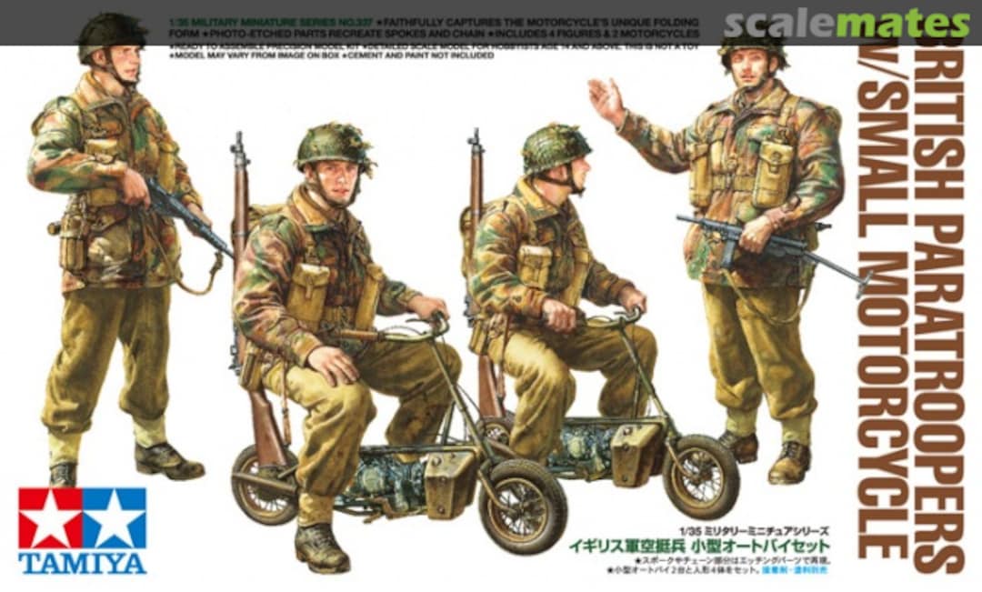 Boxart Paratroopers with small motorcycle 35337 Tamiya Boxart Paratroopers with small motorcycle 35337 Tamiya