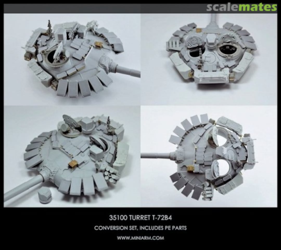 Boxart Turret T-72B4 Conversion Set B35100 Miniarm Boxart Turret T-72B4 Conversion Set B35100 Miniarm