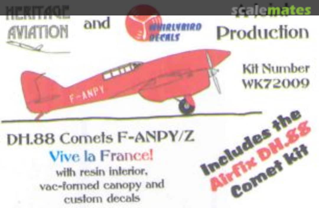 Boxart D.H.88 Comets F-ANPY/Z WK72009 Whirlybird Boxart D.H.88 Comets F-ANPY/Z WK72009 Whirlybird