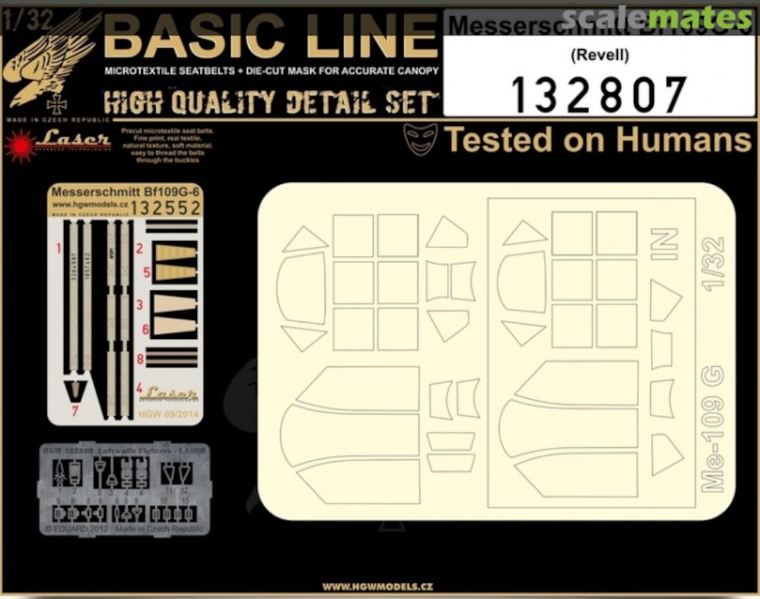 Boxart Messerschmitt Bf 109G-6 132807 HGW Models Boxart Messerschmitt Bf 109G-6 132807 HGW Models