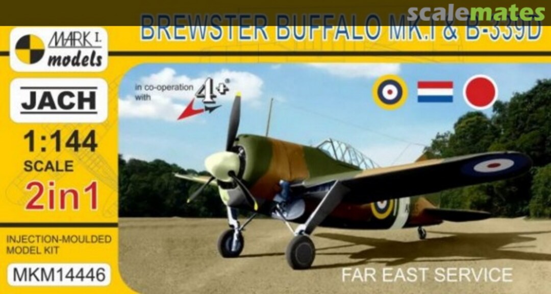 Boxart Brewster Buffalo Mk.I & B-339D MKM14446 Mark I Models Boxart Brewster Buffalo Mk.I & B-339D MKM14446 Mark I Models