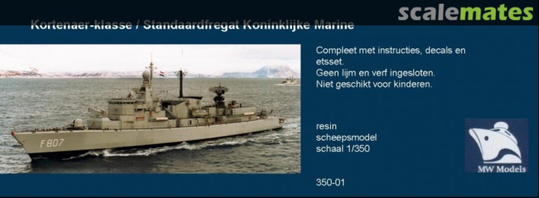 Boxart Kortenaer klasse / Standaardfregat 350-01 Naval Models Boxart Kortenaer klasse / Standaardfregat 350-01 Naval Models