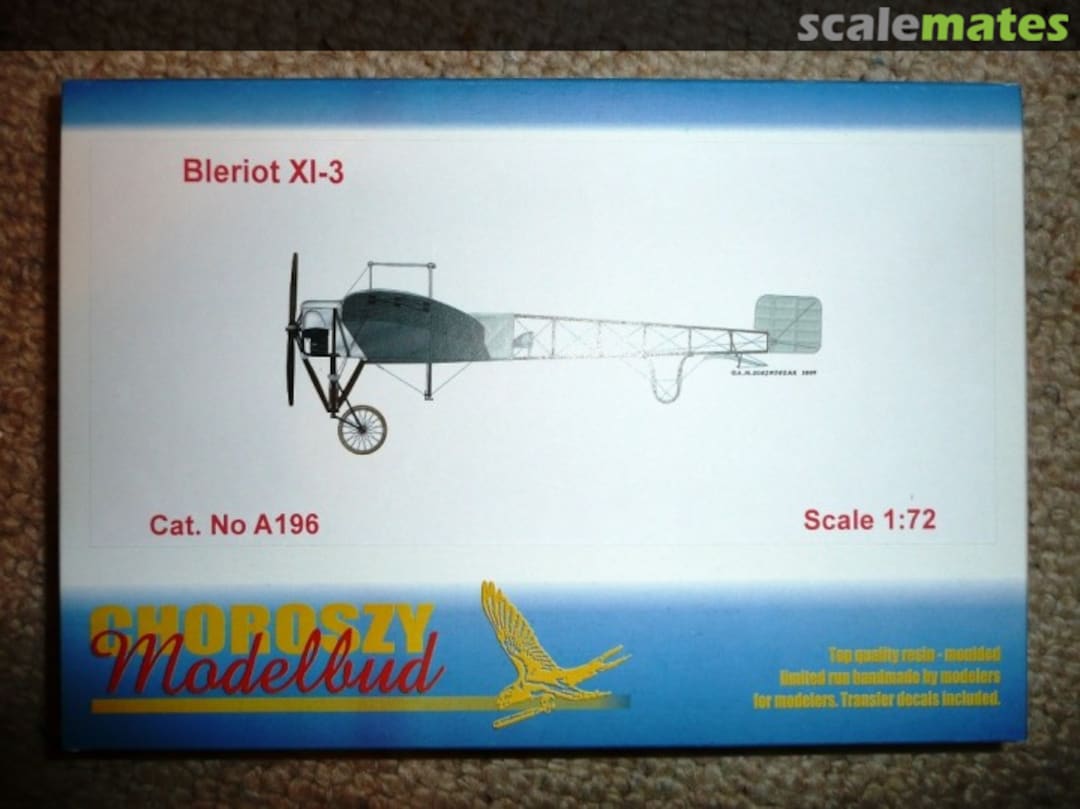 Boxart Bleriot XI-3 A196 Choroszy Modelbud Boxart Bleriot XI-3 A196 Choroszy Modelbud