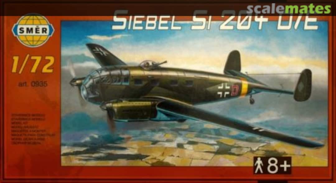 Boxart Siebel 204 D/E 0935 Směr Boxart Siebel 204 D/E 0935 Směr