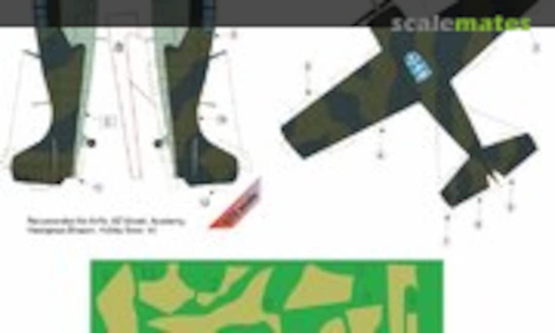 1:72 Grumman Martlet Mk.IV in FAA Service Camouflage Painting Mask (LF Models M7241) M7241