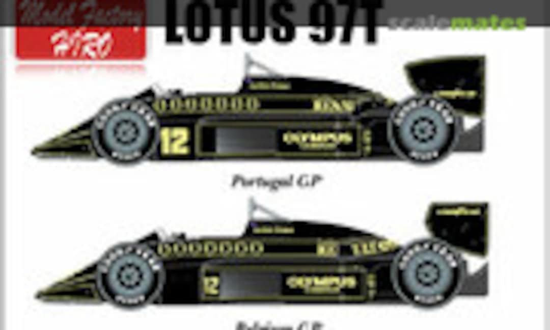 1:20 Lotus 97T Renault (Model Factory Hiro K-217) K-217