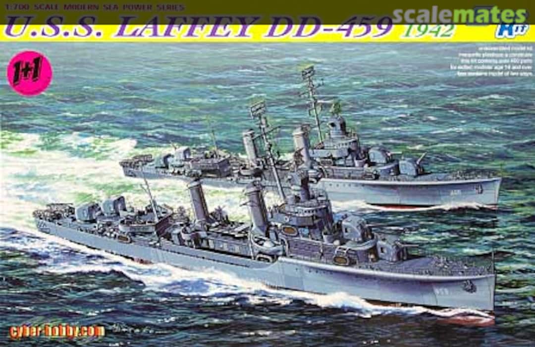 Boxart USS Laffey DD-459 7086 Cyber Hobby