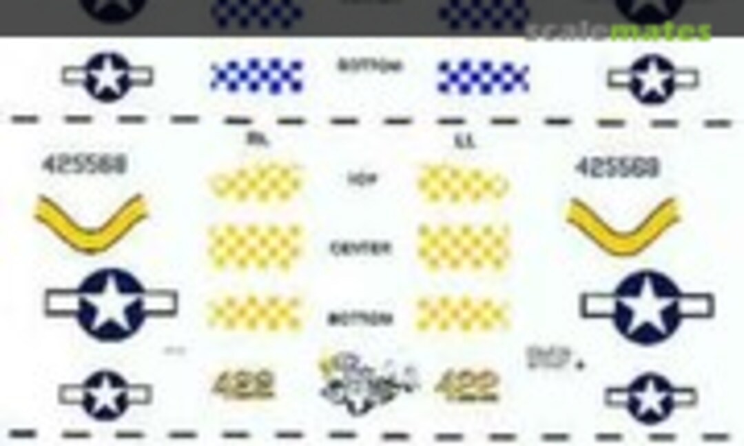 1:72 Lockheed P-38J/L Lightnings: 44th FS/ 18th FG & 433rd FS/ 475th FG (Microscale 72-865) 72-865