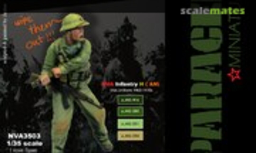 1:35 NVA Infantry H ( AN) (Paracel Miniatures NVA3503) NVA3503