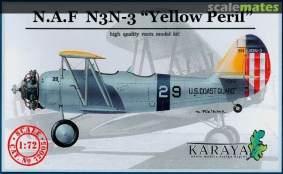 Boxart N.A.F. N3N-3 "Yellow Peril" 72005 Karaya Boxart N.A.F. N3N-3 "Yellow Peril" 72005 Karaya