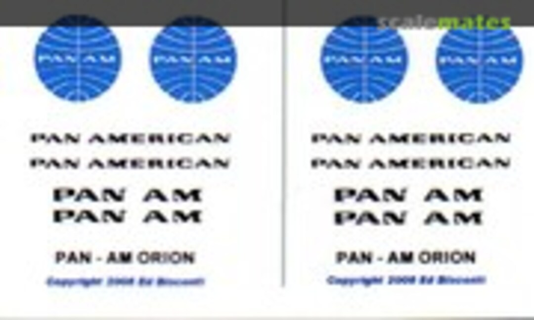 1:160 Pan-Am Orion Decals (Ed Bisconti )