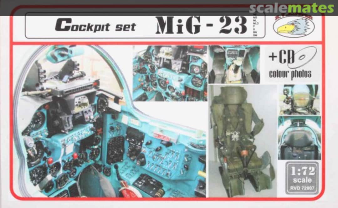 Boxart MiG-23 RVD 72007 R.V.Aircraft Boxart MiG-23 RVD 72007 R.V.Aircraft