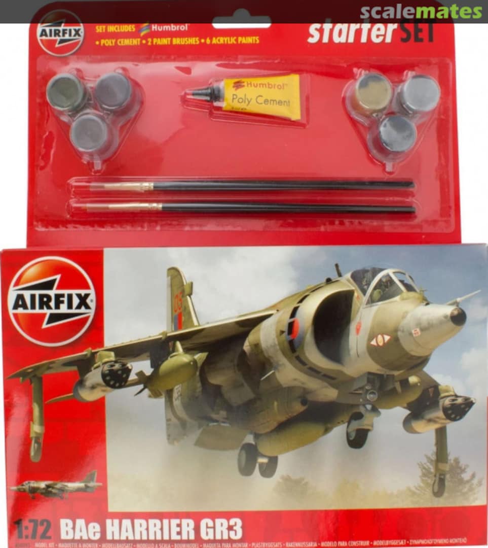 Boxart BAe Harrier GR.3 A50093 Airfix Boxart BAe Harrier GR.3 A50093 Airfix