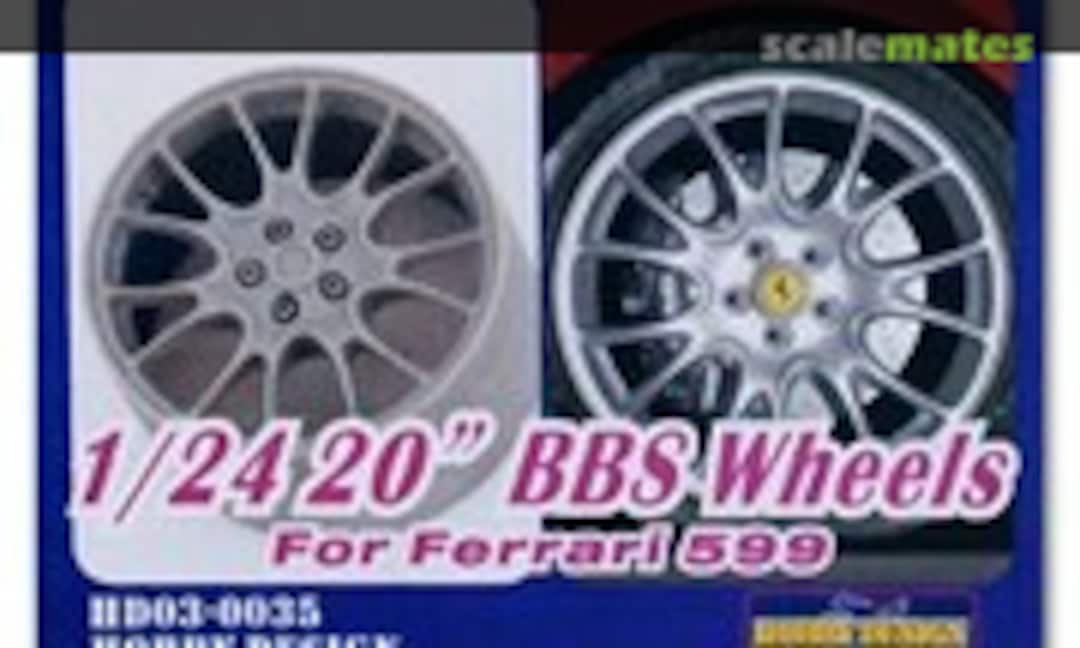 1:24 20" BBS Wheels for Ferrari 599 (Hobby Design HD03-0035) HD03-0035