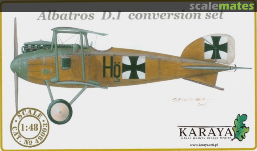 Boxart Albatros D.I conversion set 48003 Karaya Boxart Albatros D.I conversion set 48003 Karaya