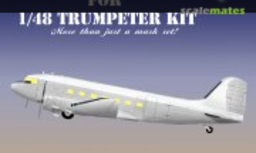 1:48 Douglas DC-3 / C-47 Paint Masks (Ronin Decals RPM-093) RPM-093