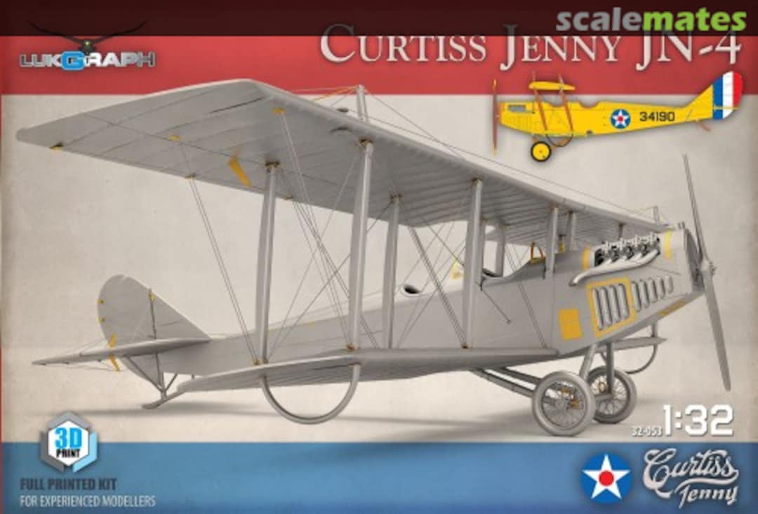 Boxart Curtiss Jenny JN-4 32-053 Lukgraph Boxart Curtiss Jenny JN-4 32-053 Lukgraph