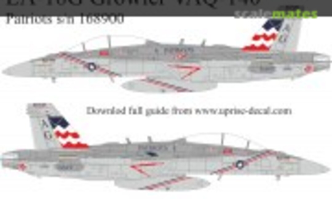 1:48 EA-18G Growler VAQ-140 Patriots s/n 168900 (UpRise Decal UR48308) UR48308