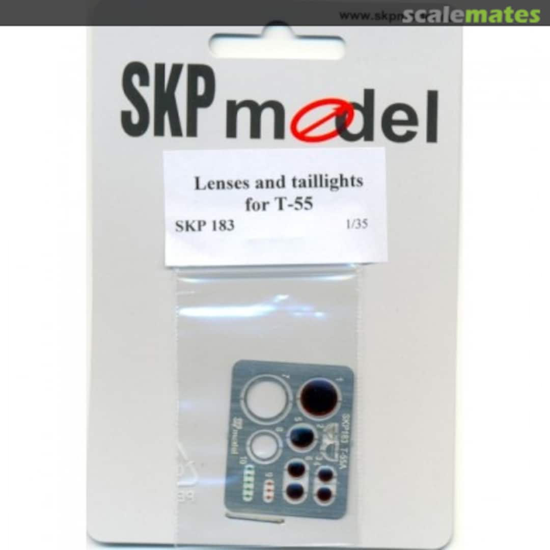 Boxart Lenses and tailights for T-55 - Tamiya - SKP 183 SKP model Boxart Lenses and tailights for T-55 - Tamiya - SKP 183 SKP model