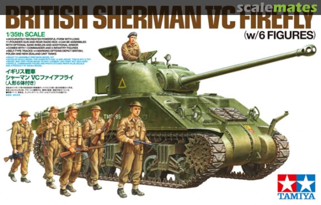 Boxart Sherman VC Firefly 25174 Tamiya Boxart Sherman VC Firefly 25174 Tamiya