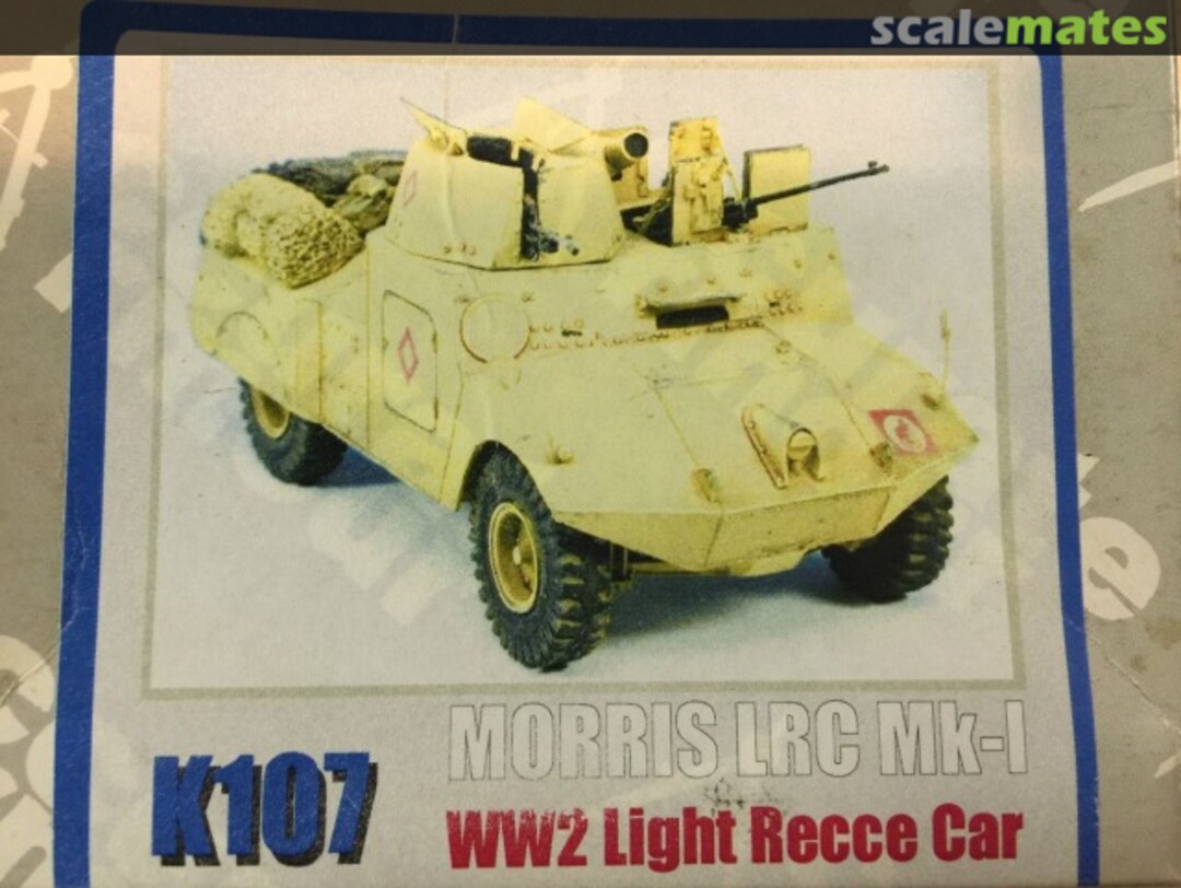 Boxart Morris LRC Mk-I WWII Light Recce Car K107 Accurate Armour Boxart Morris LRC Mk-I WWII Light Recce Car K107 Accurate Armour