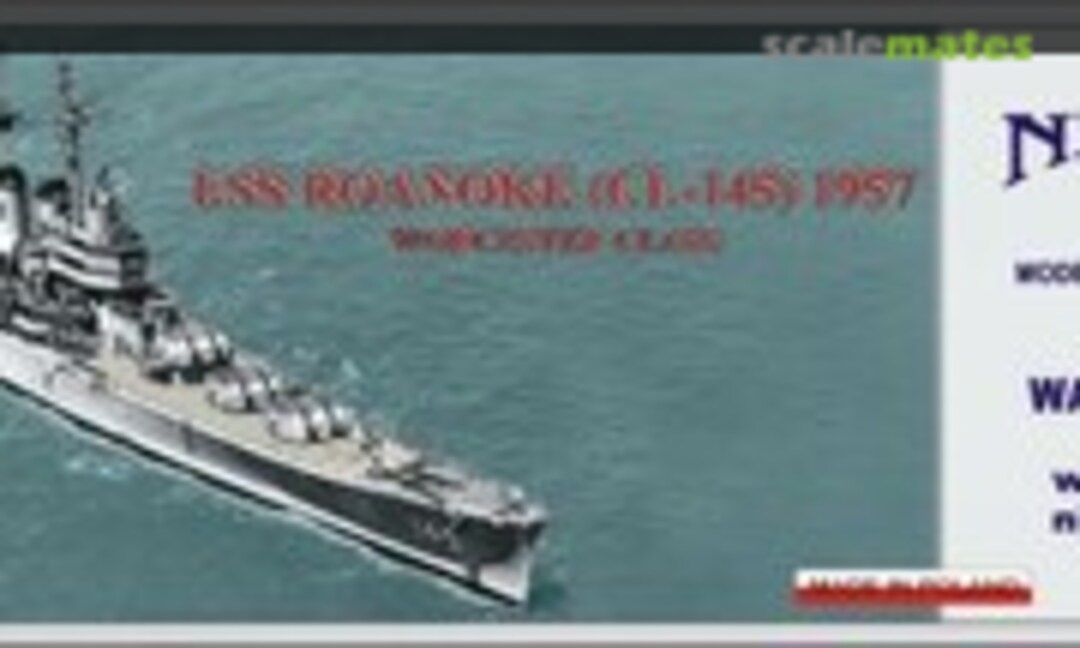 1:700 USS Roanoke (CL-145) 1957 (Niko Model 7050) 7050