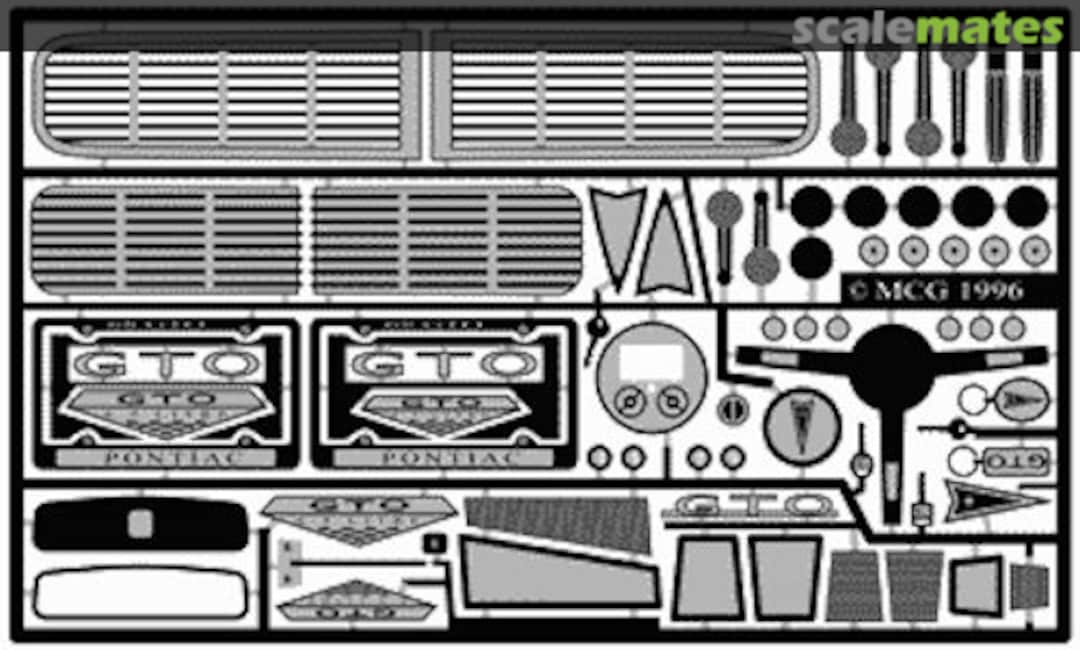 Boxart 1:24/1:25 - '68 Pontiac GTO Detail Set MCG-2072 The Model Car Garage Boxart 1:24/1:25 - '68 Pontiac GTO Detail Set MCG-2072 The Model Car Garage
